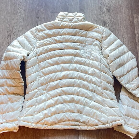 Patagonia Puffy Coat Jacket White Women's Large - Picture 3 of 5
